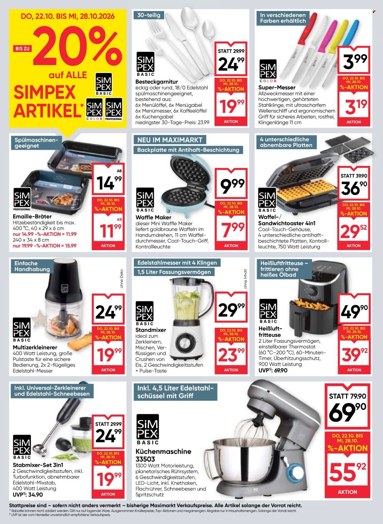 MAXIMARKT Flugblatt - Ab Donnerstag, 22.10.2026