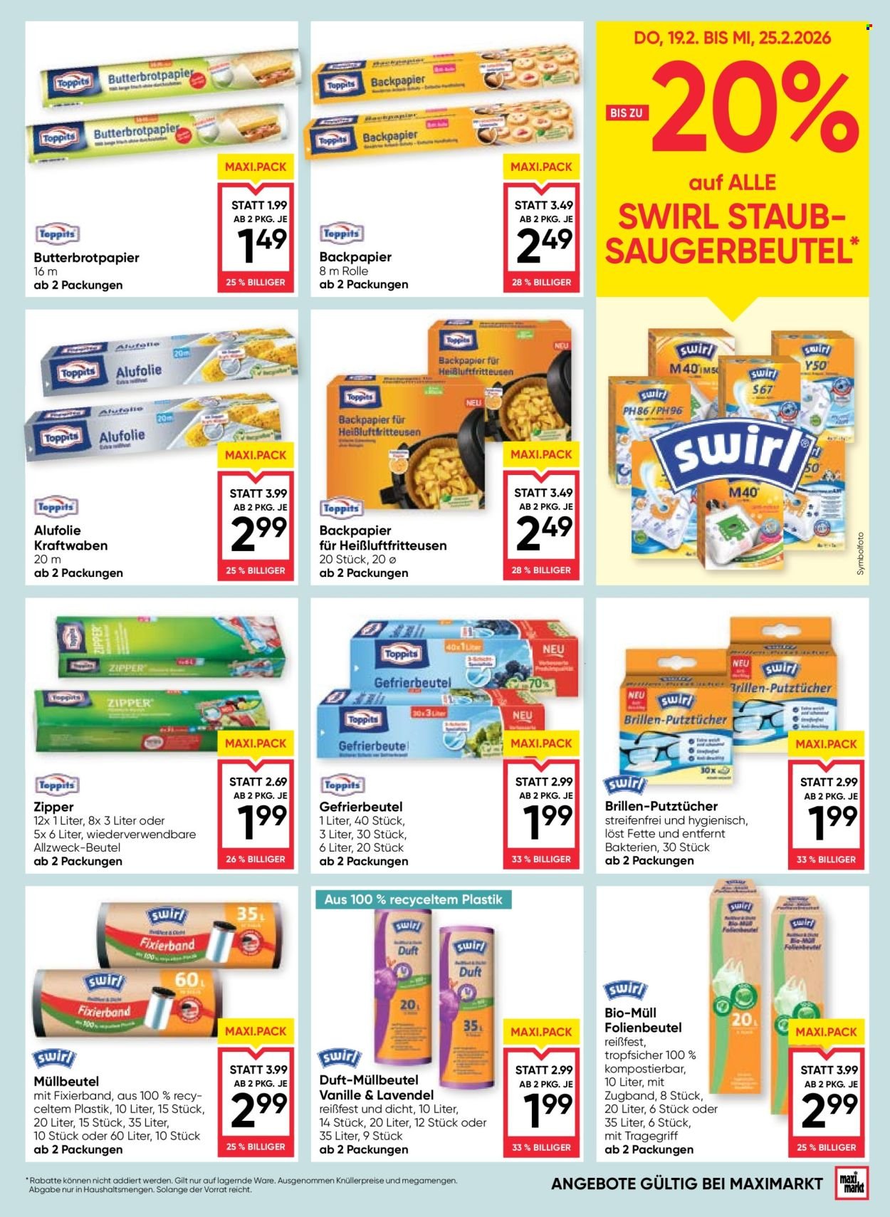 MAXIMARKT Flugblatt - Ab Donnerstag, 19.2.2026