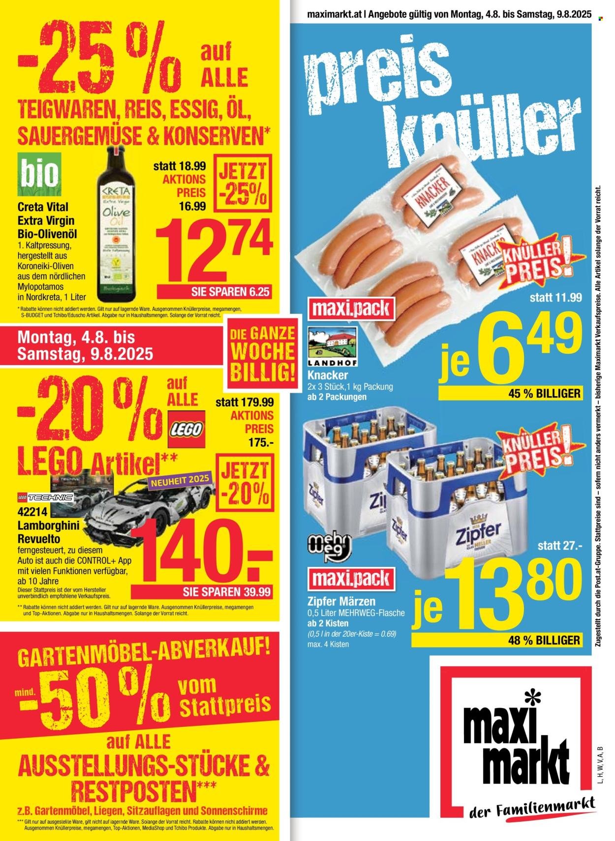 MAXIMARKT Flugblatt - Ab Montag, 4.8.2025 (2025-08-04 - 2025-08-09) | 1