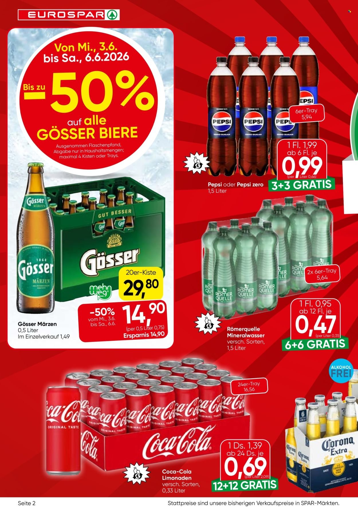 EUROSPAR Flugblatt - Ab Mittwoch, 3.6.2026