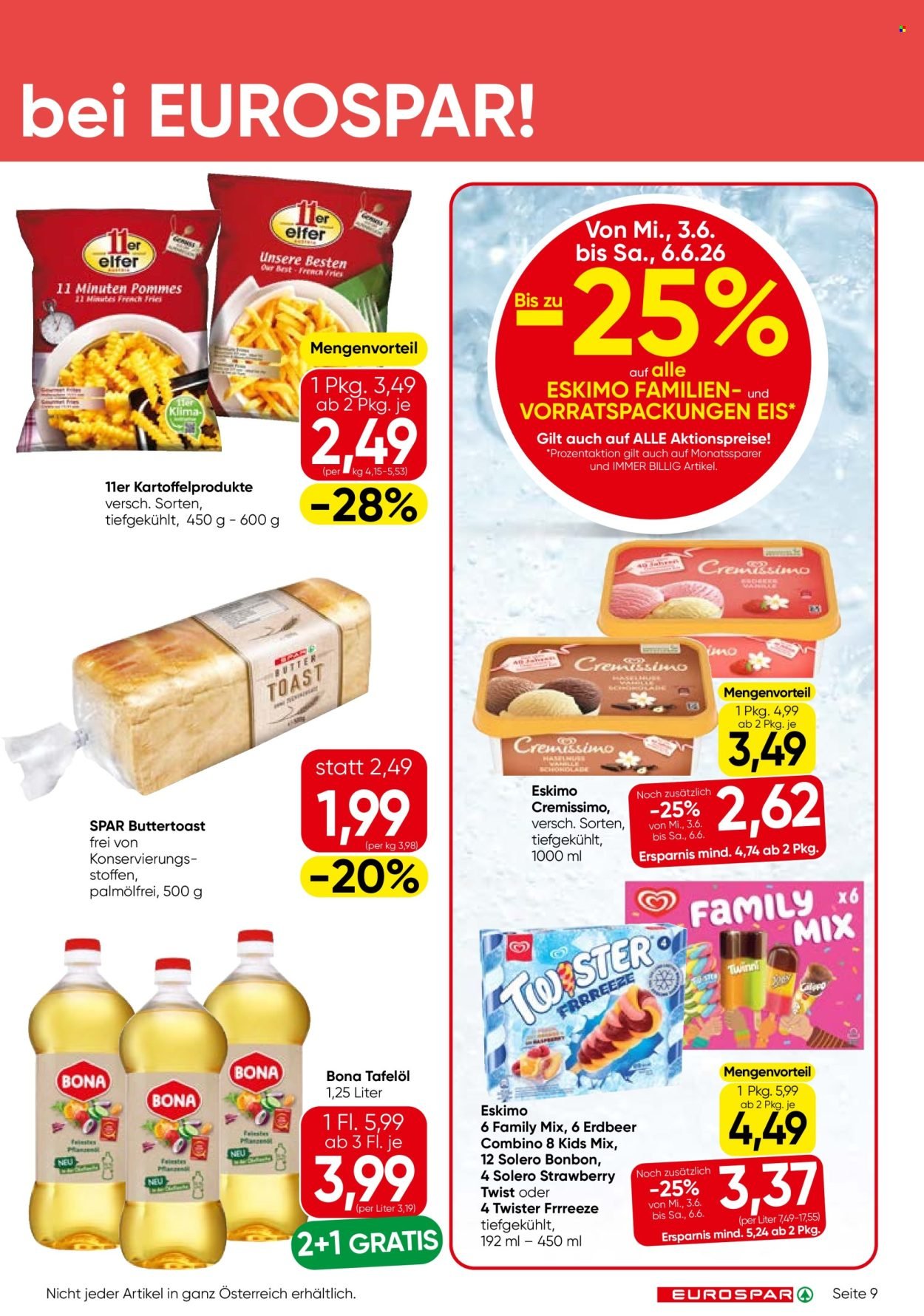 EUROSPAR Flugblatt - Ab Mittwoch, 3.6.2026