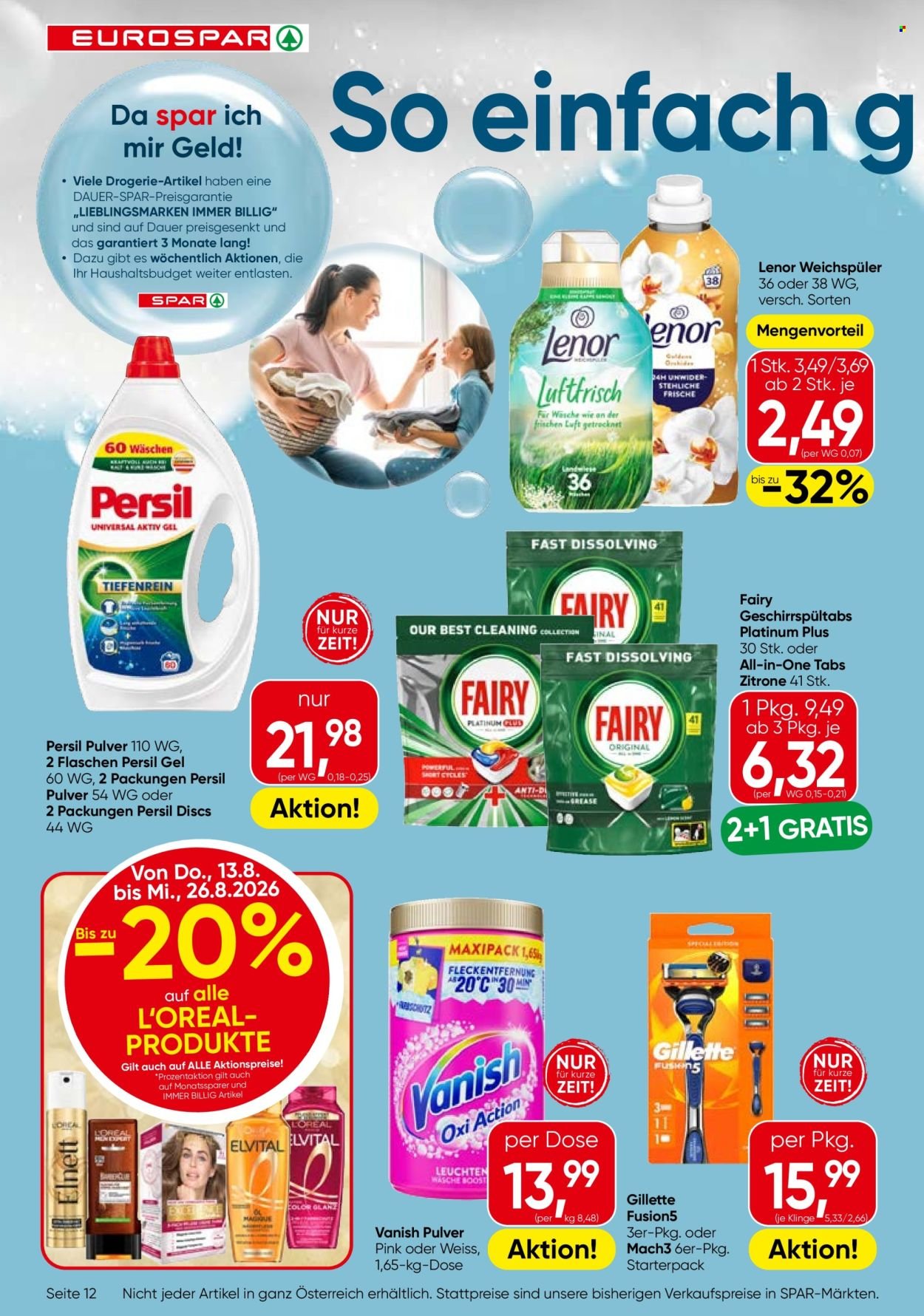 EUROSPAR Flugblatt - Ab Donnerstag, 13.8.2026