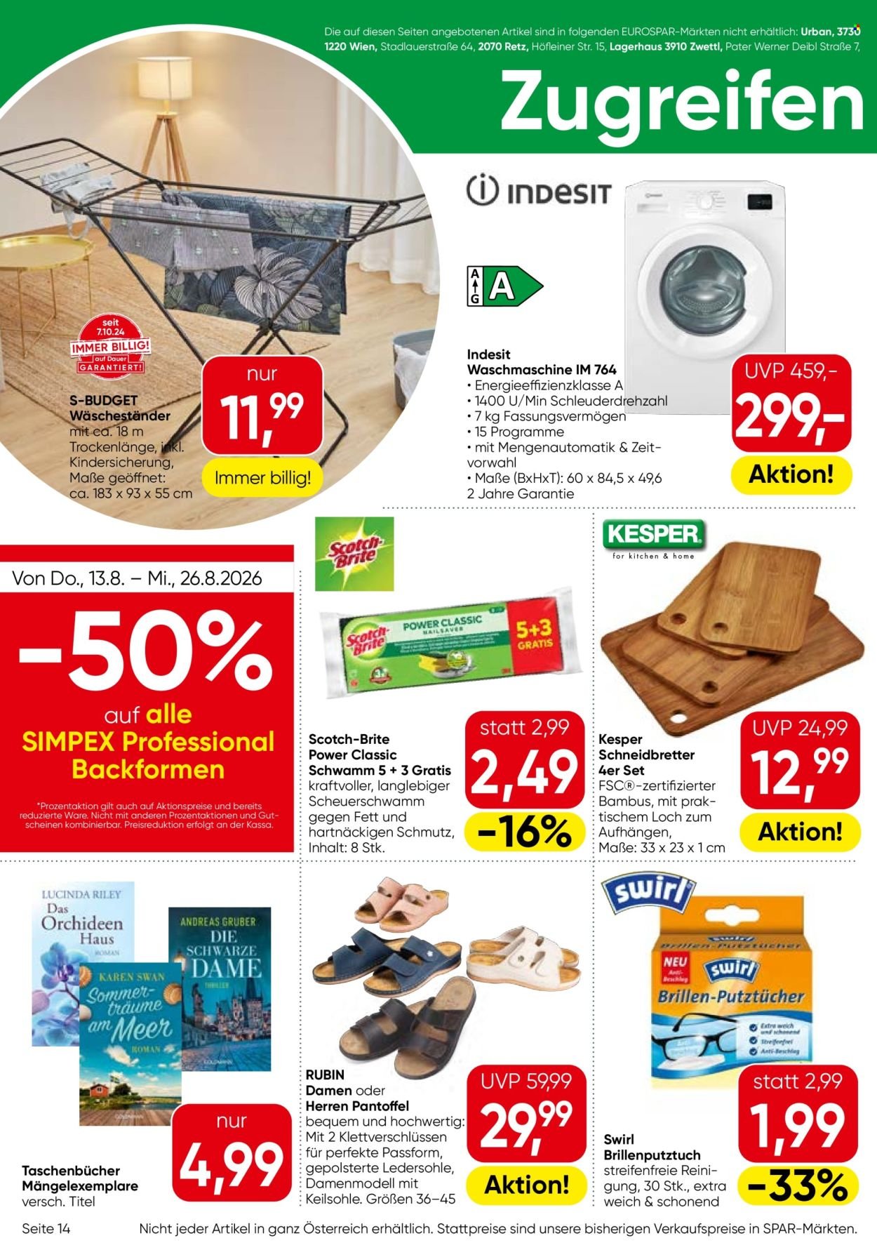 EUROSPAR Flugblatt - Ab Donnerstag, 13.8.2026