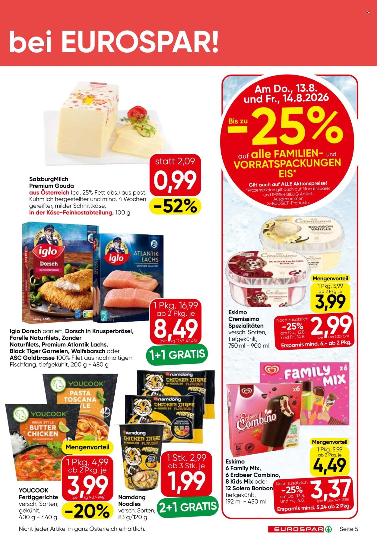 EUROSPAR Flugblatt - Ab Donnerstag, 13.8.2026