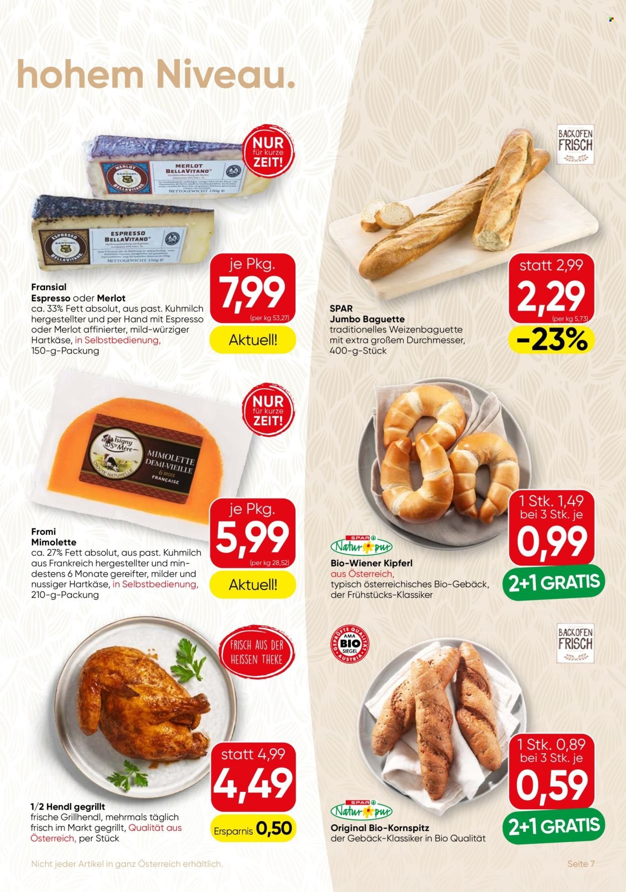 SPAR Flugblatt - Gourmet