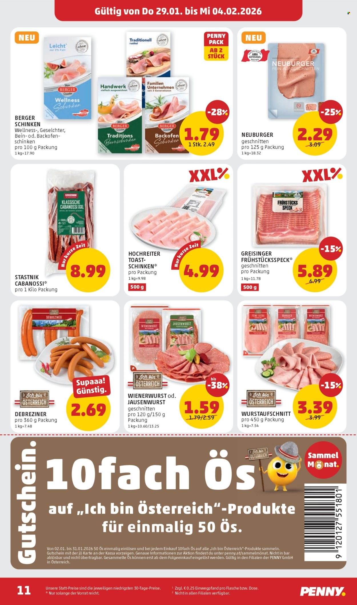 PENNY Flugblatt - Ab Donnerstag, 29.1.2026