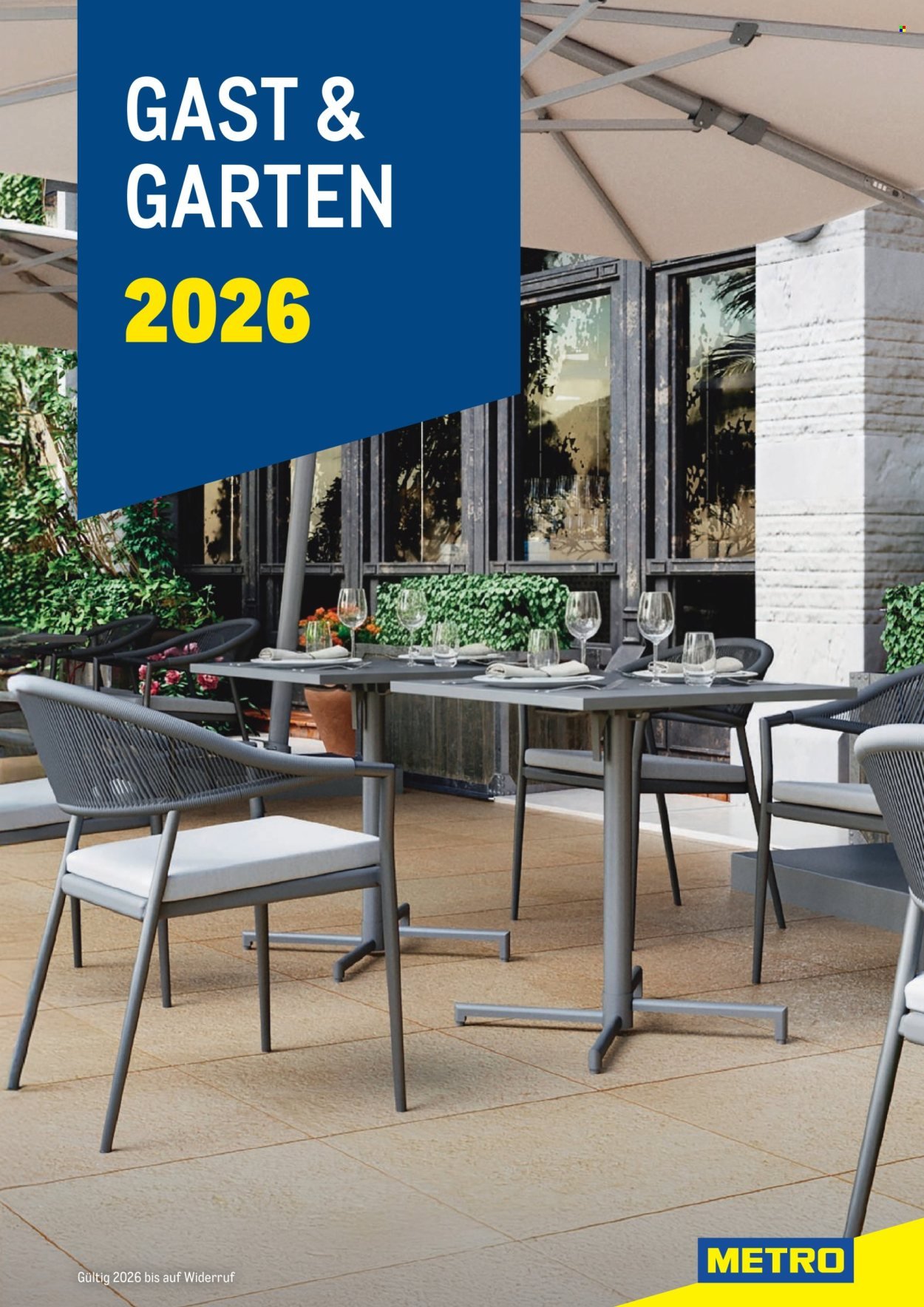 METRO Flugblatt - Gast & Garten 2026