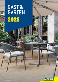 METRO Flugblatt - Gast & Garten 2026