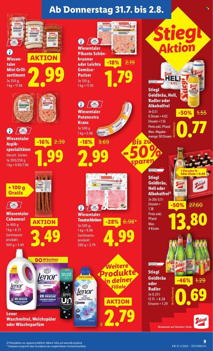 LIDL Flugblatt - Ab Donnerstag, 31.7.2025 (2025-07-31 - 2025-08-06)