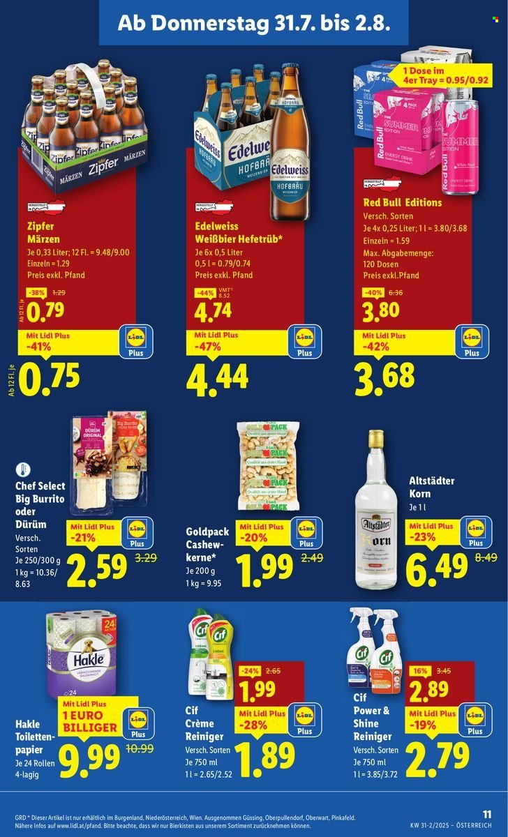 LIDL Flugblatt - Ab Donnerstag, 31.7.2025 (2025-07-31 - 2025-08-06)