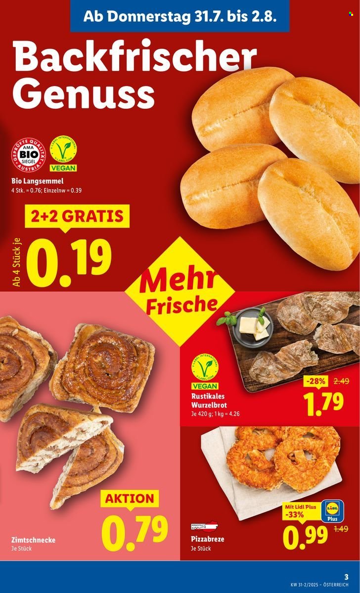 LIDL Flugblatt - Ab Donnerstag, 31.7.2025 (2025-07-31 - 2025-08-06)