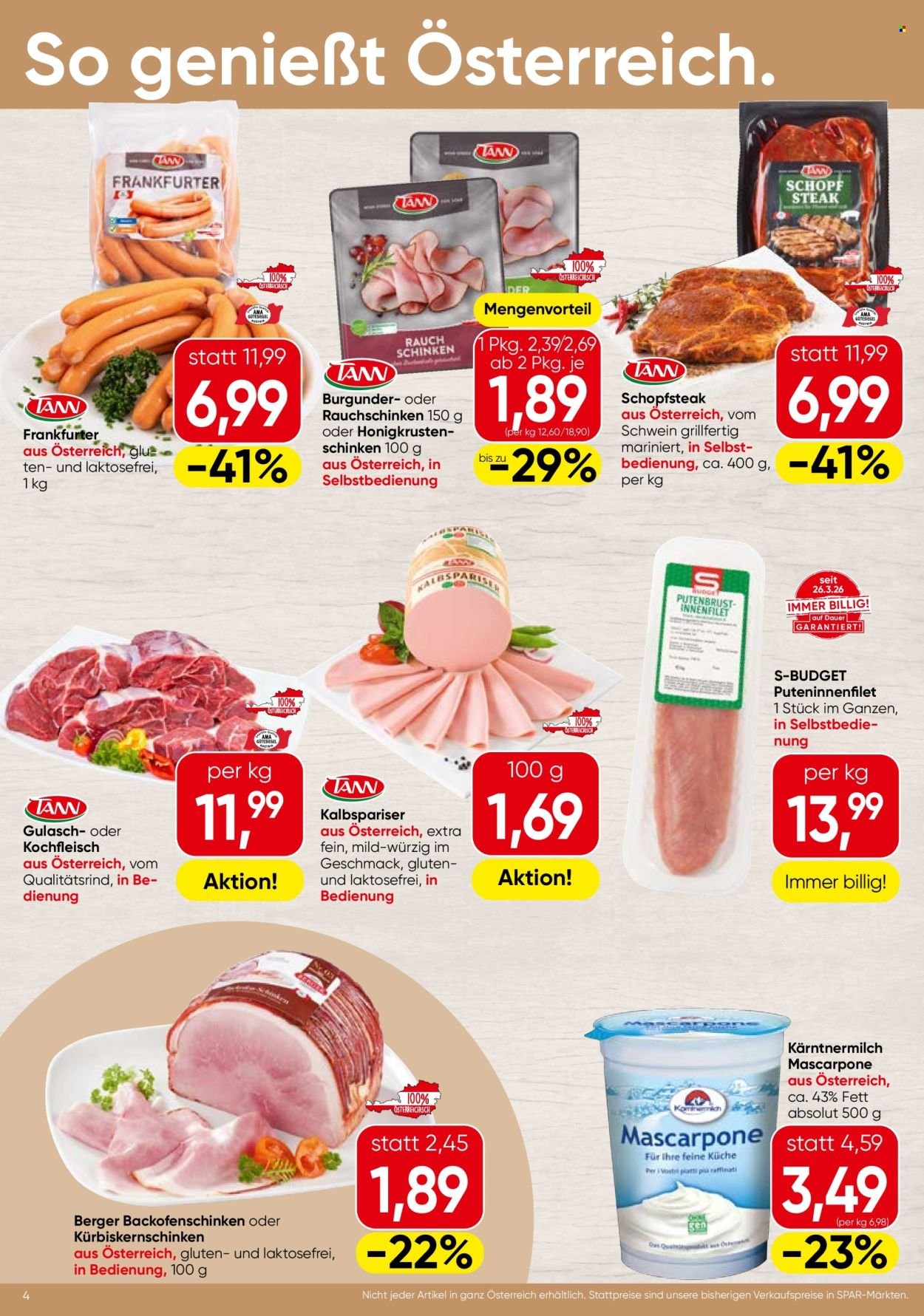 SPAR Flugblatt - Ab Donnerstag, 20.8.2026