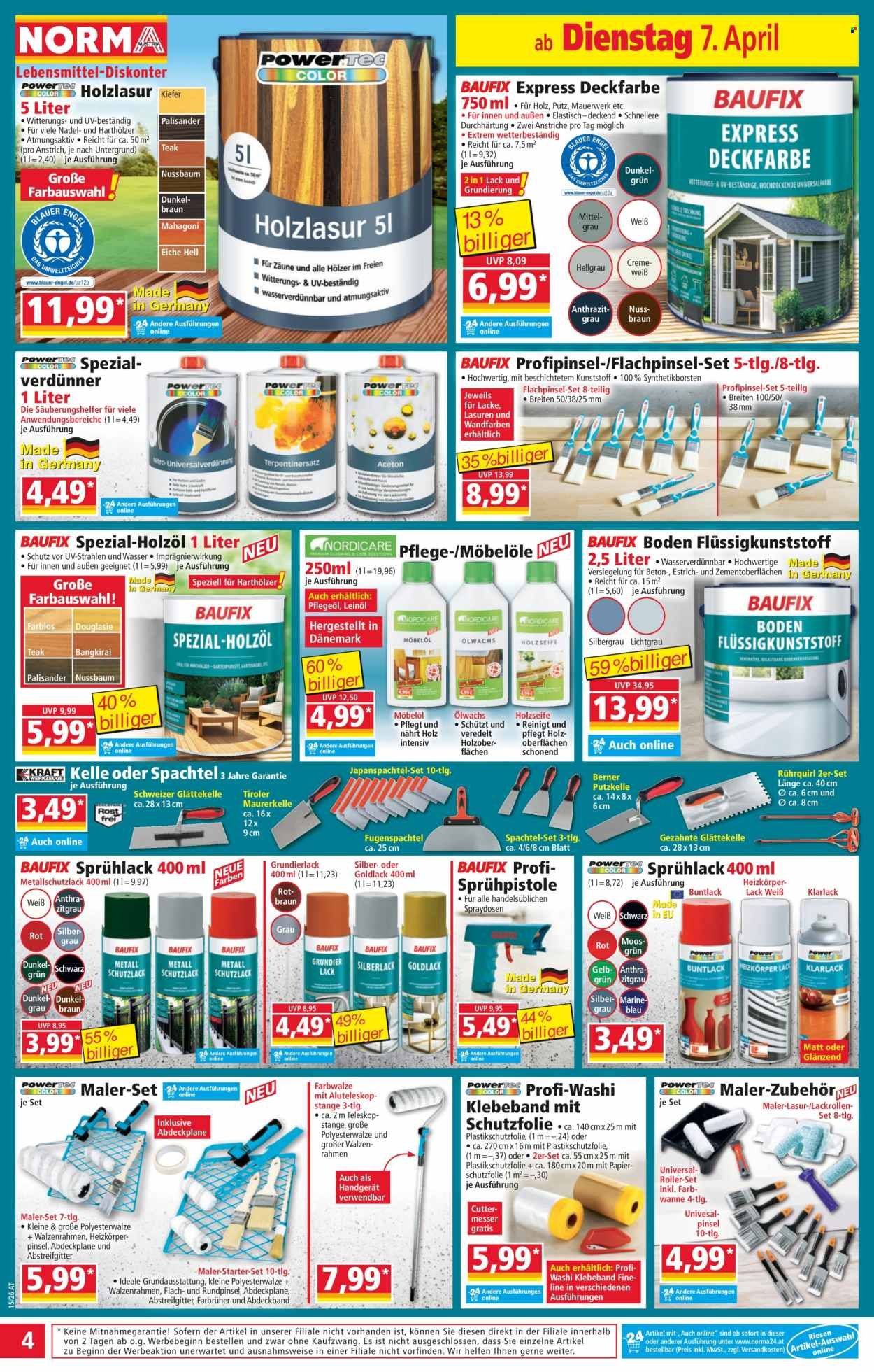 NORMA Flugblatt - Ab Dienstag, 7.4.2026