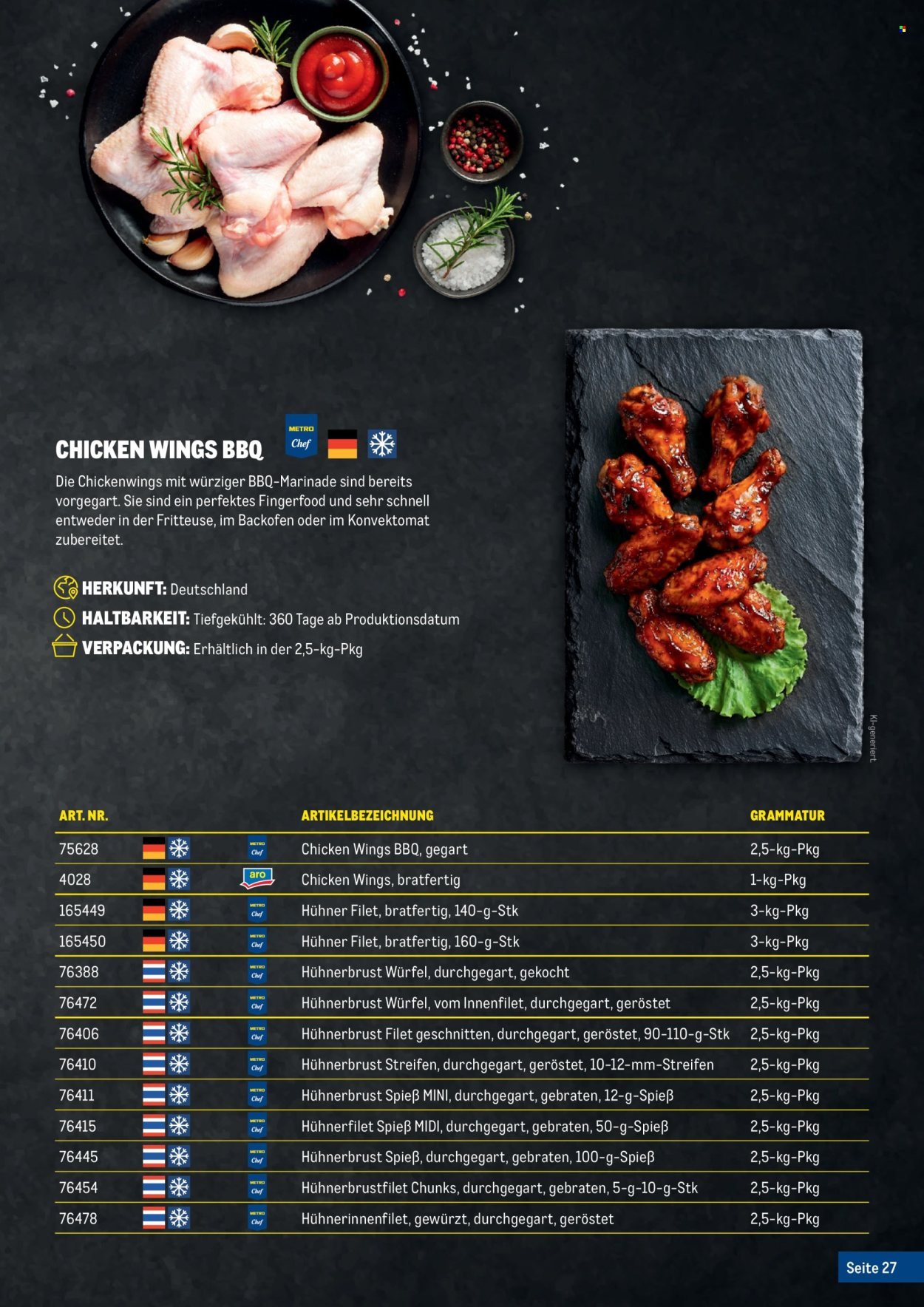 METRO Flugblatt - Fleischkatalog