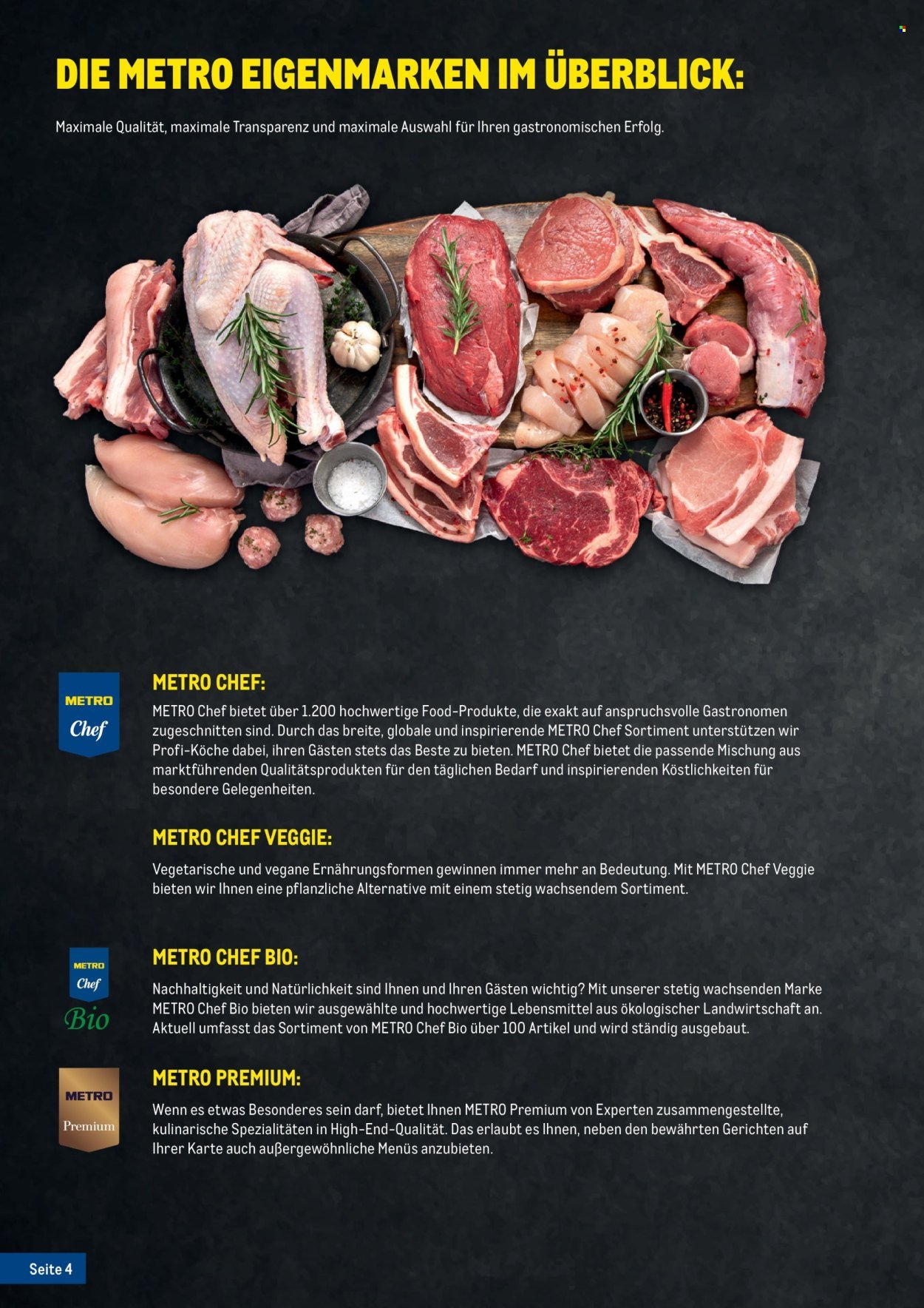 METRO Flugblatt - Fleischkatalog