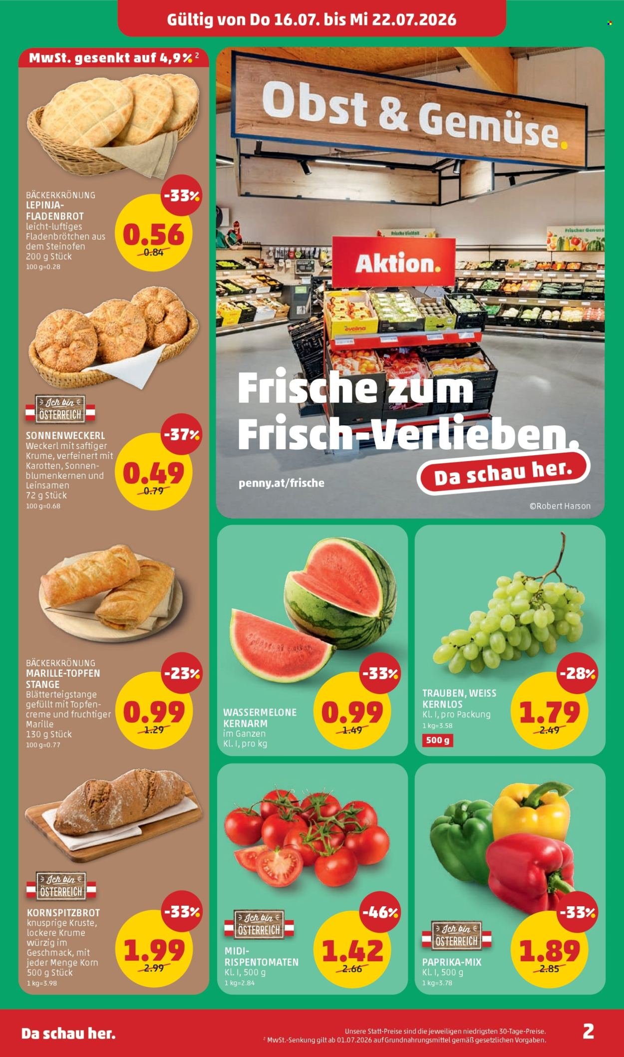 PENNY Flugblatt - Ab Donnerstag, 16.7.2026