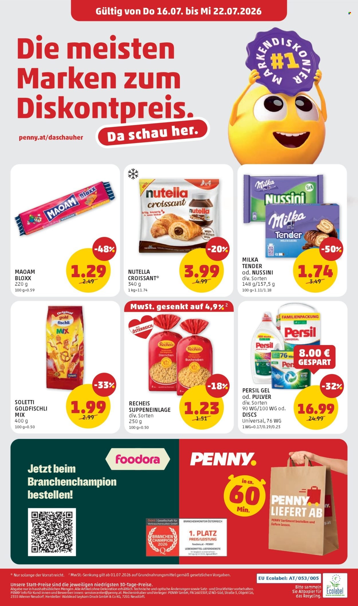 PENNY Flugblatt - Ab Donnerstag, 16.7.2026