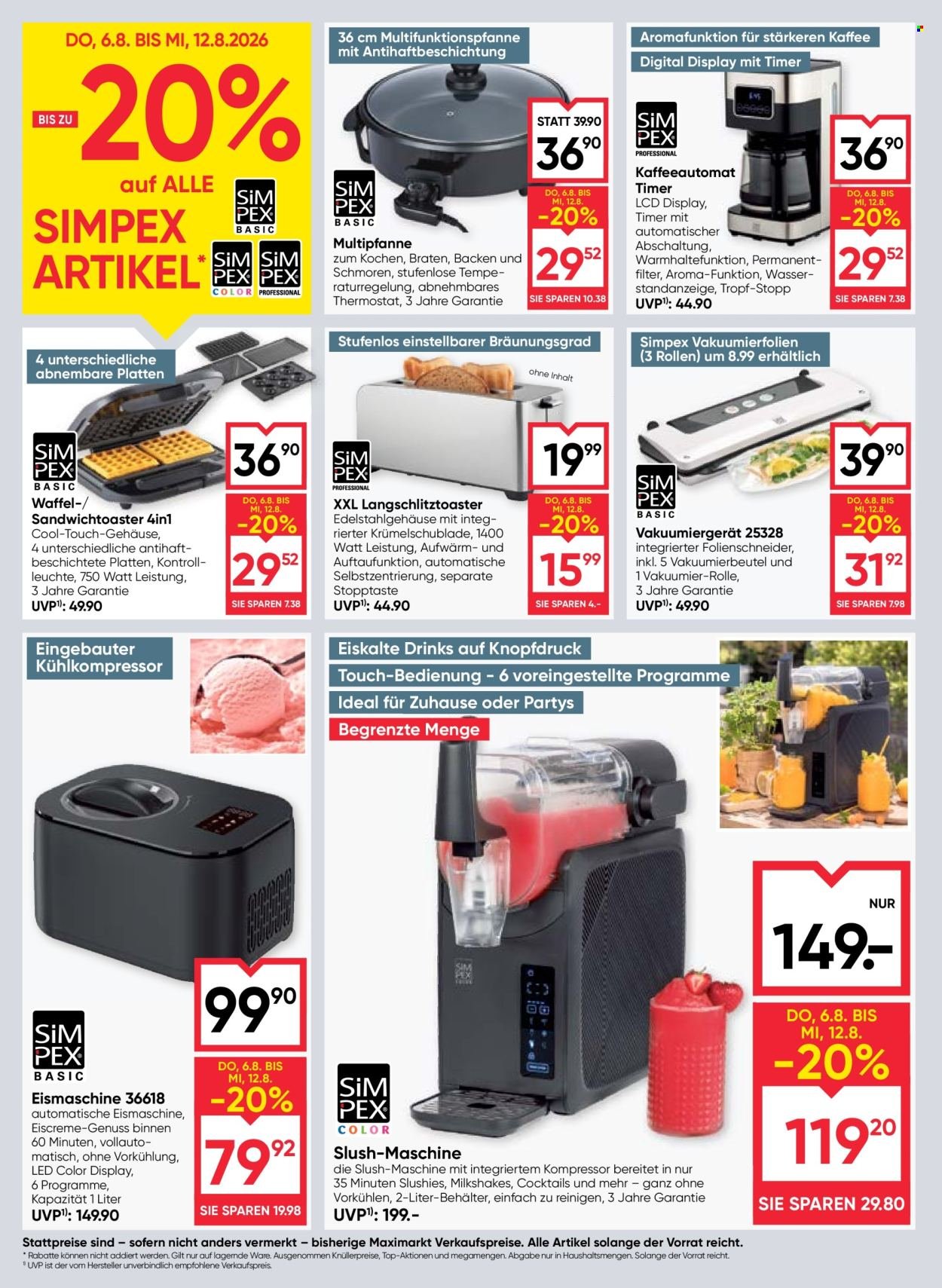MAXIMARKT Flugblatt - Ab Donnerstag, 6.8.2026