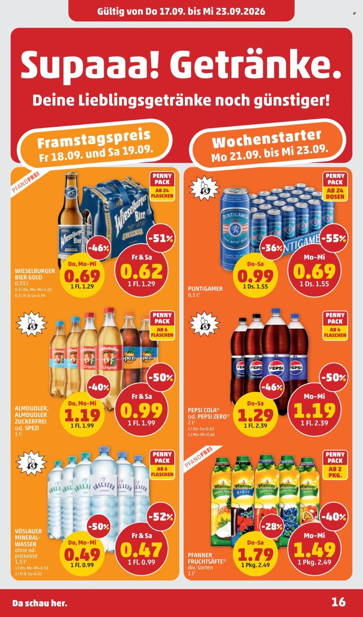 PENNY Flugblatt - Ab Donnerstag, 17.9.2026