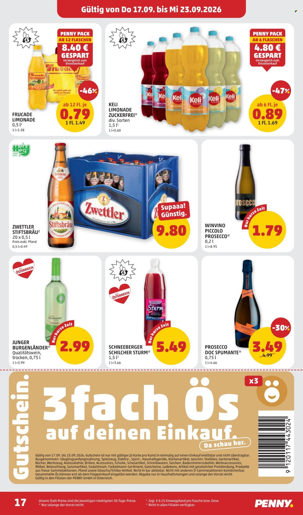 PENNY Flugblatt - Ab Donnerstag, 17.9.2026
