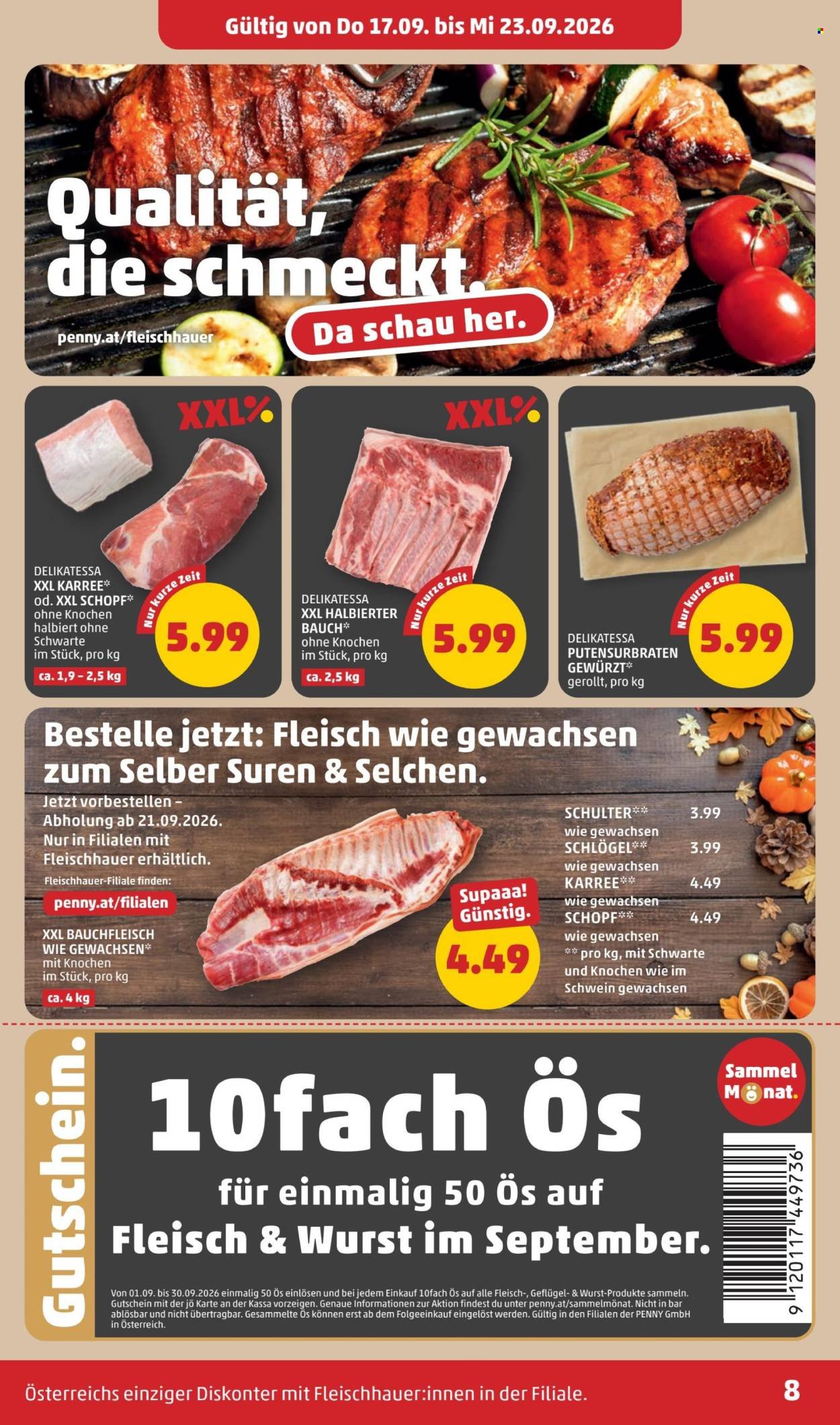 PENNY Flugblatt - Ab Donnerstag, 17.9.2026