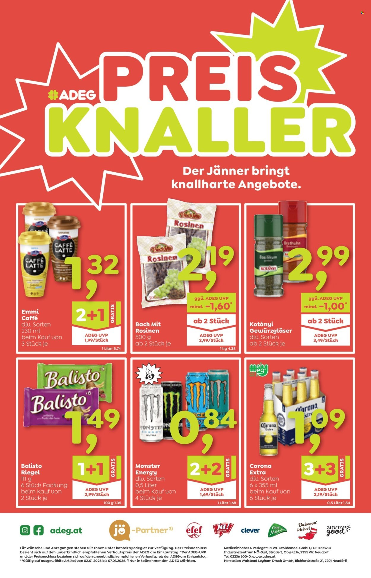 ADEG Flugblatt - Ab Freitag, 2.1.2026