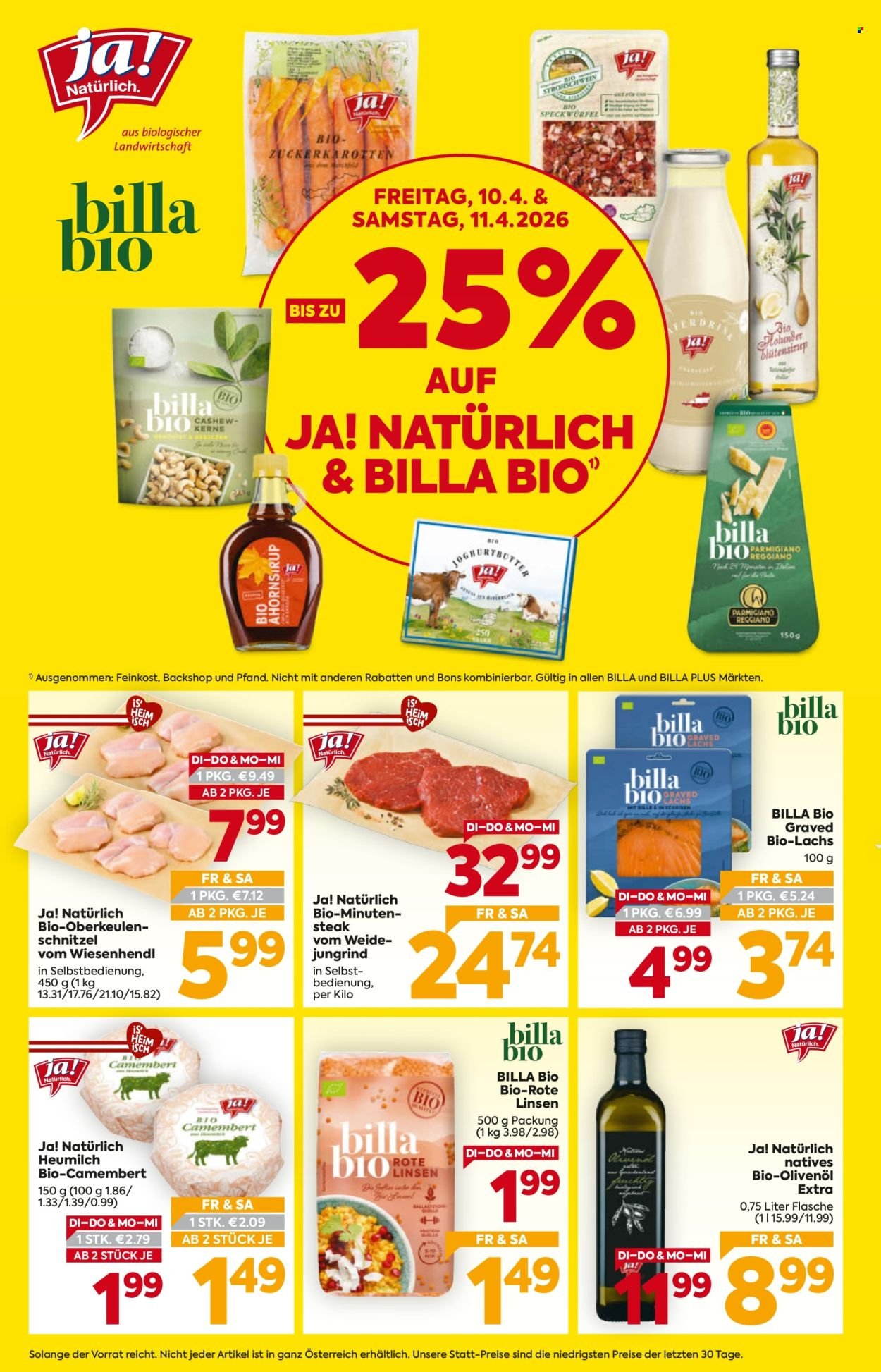 BILLA Flugblatt - Ab Dienstag, 7.4.2026