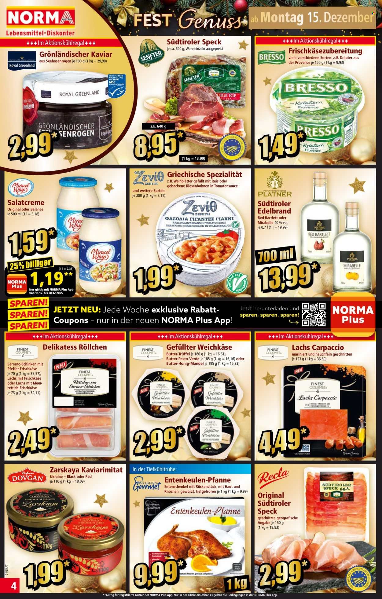 NORMA Flugblatt - Ab Montag, 15.12.2025