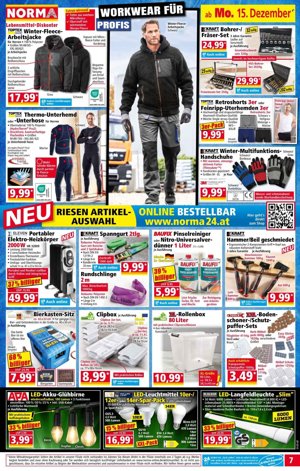 NORMA Flugblatt - Ab Montag, 15.12.2025