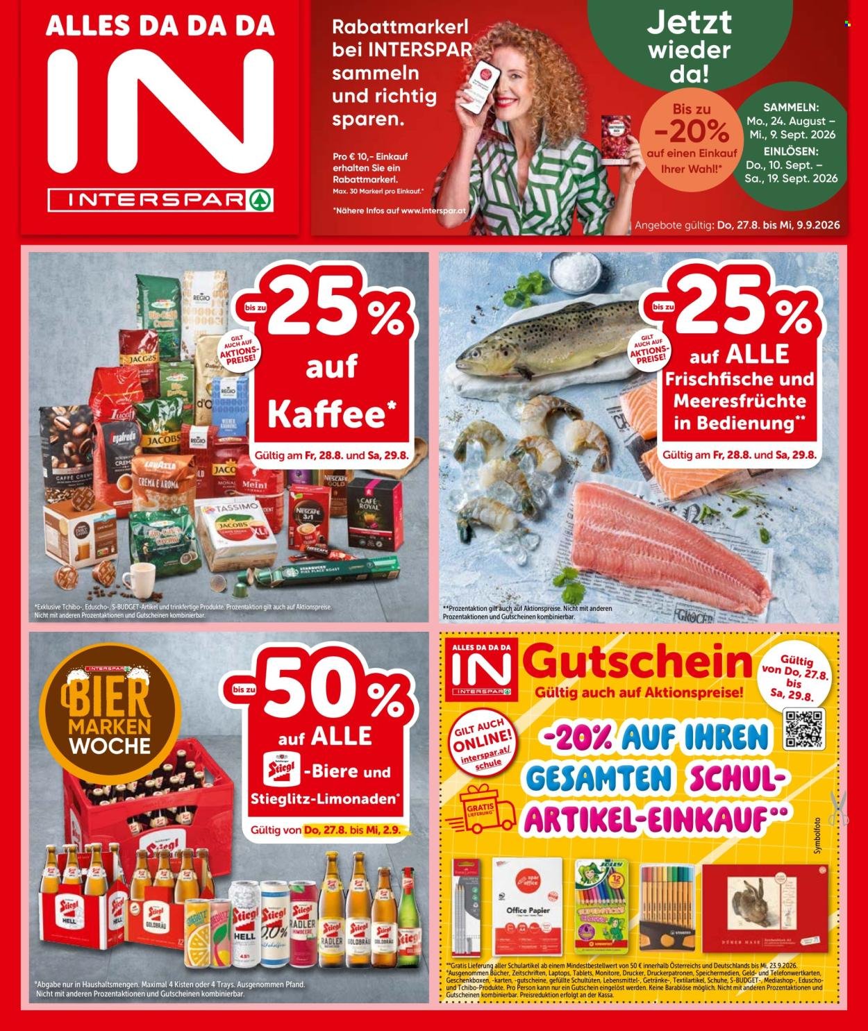 INTERSPAR Flugblatt - Ab Donnerstag, 27.8.2026