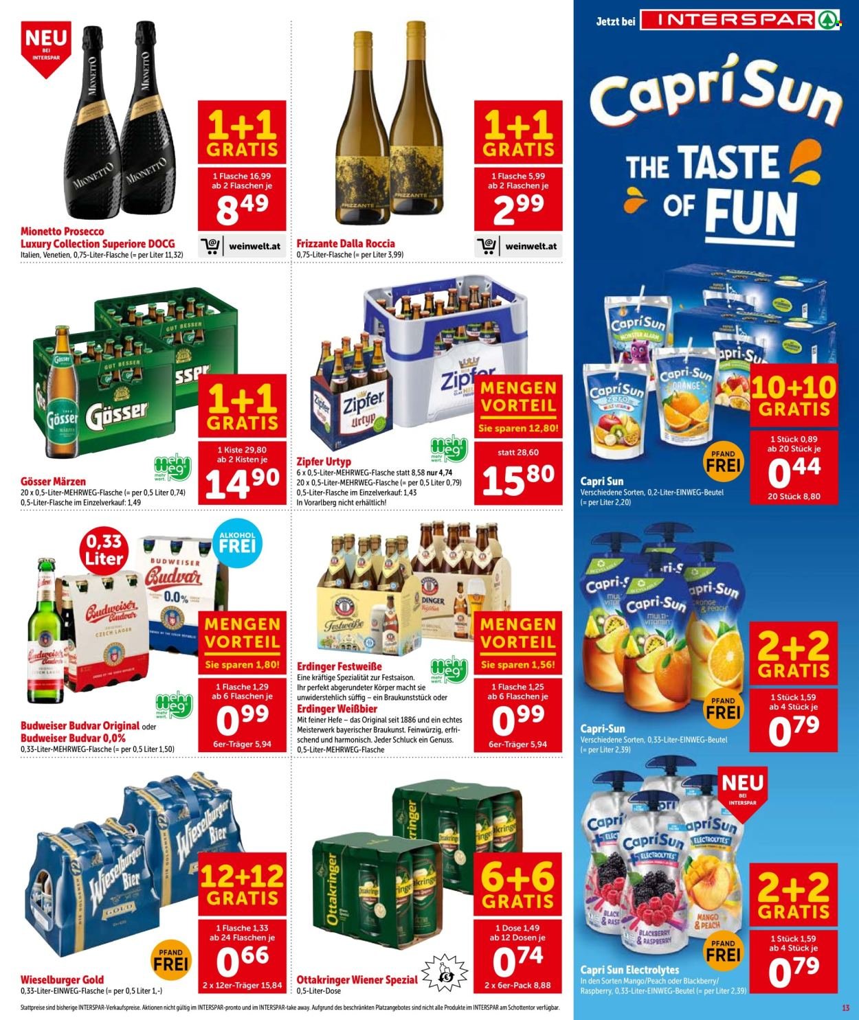 INTERSPAR Flugblatt - Ab Donnerstag, 27.8.2026