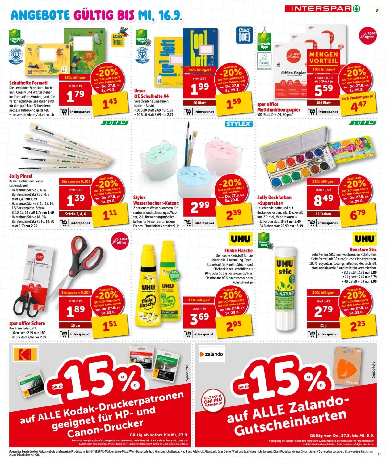 INTERSPAR Flugblatt - Ab Donnerstag, 27.8.2026