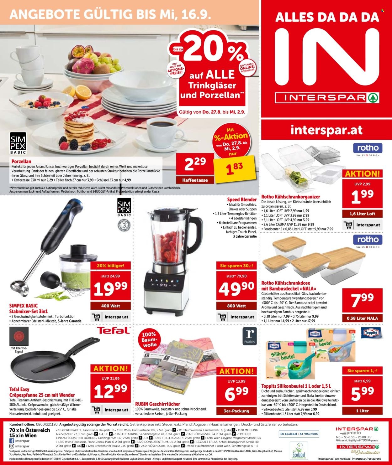 INTERSPAR Flugblatt - Ab Donnerstag, 27.8.2026