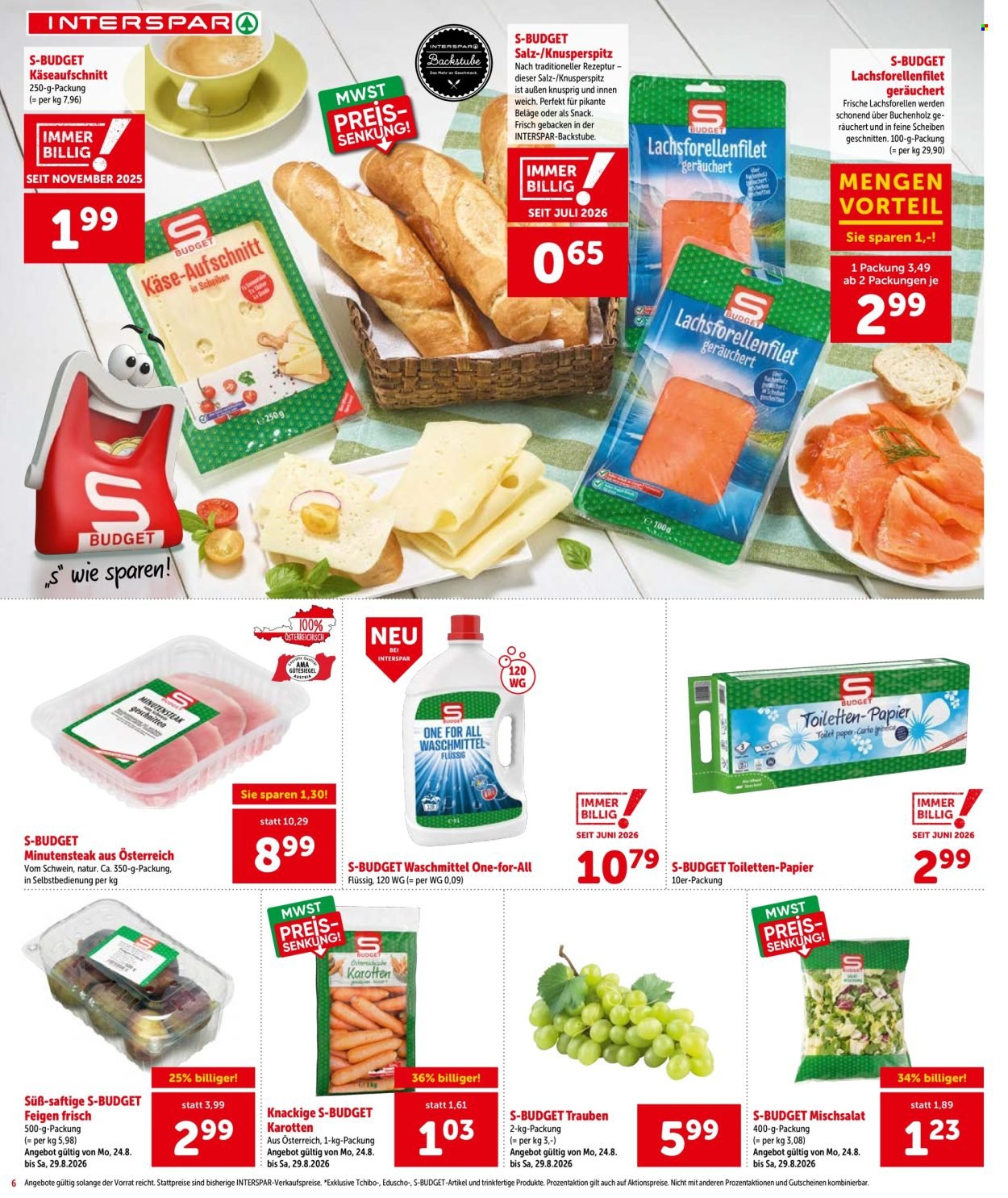 INTERSPAR Flugblatt - Ab Donnerstag, 27.8.2026