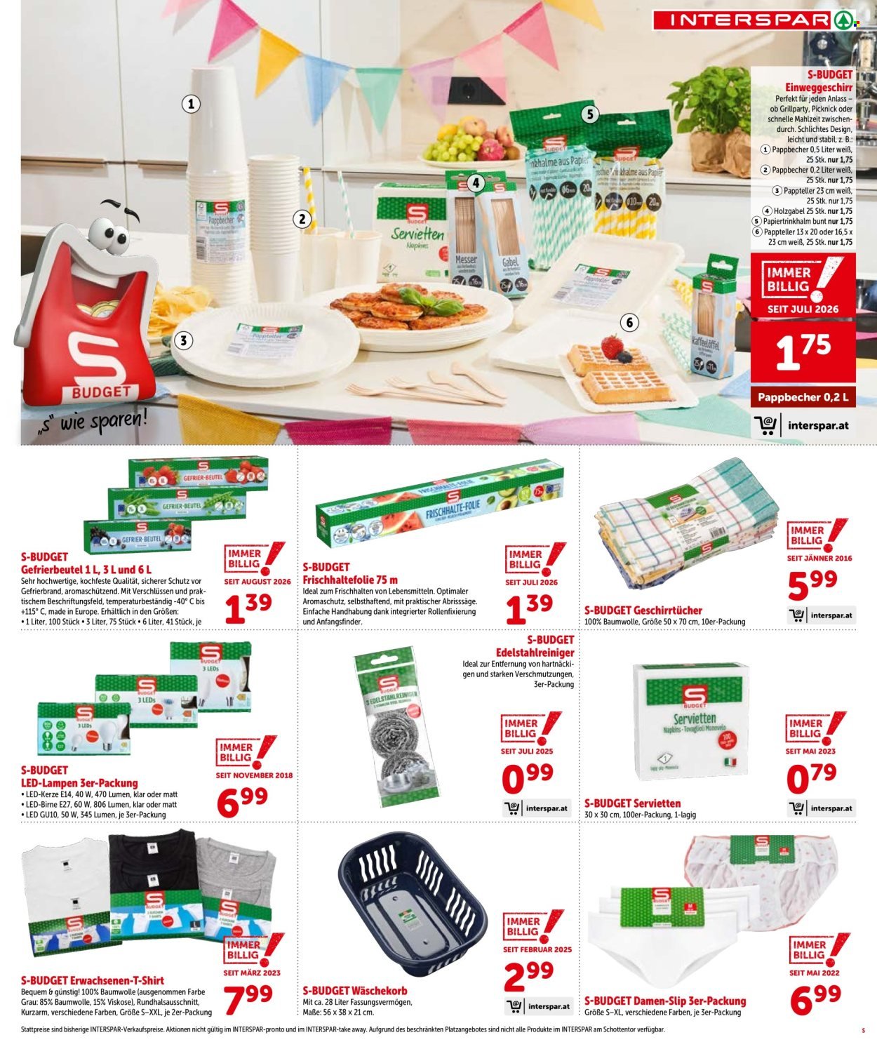 INTERSPAR Flugblatt - Ab Donnerstag, 27.8.2026