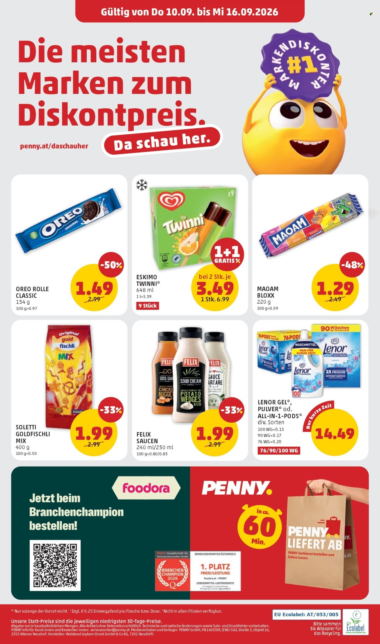 PENNY Flugblatt - Ab Donnerstag, 10.9.2026