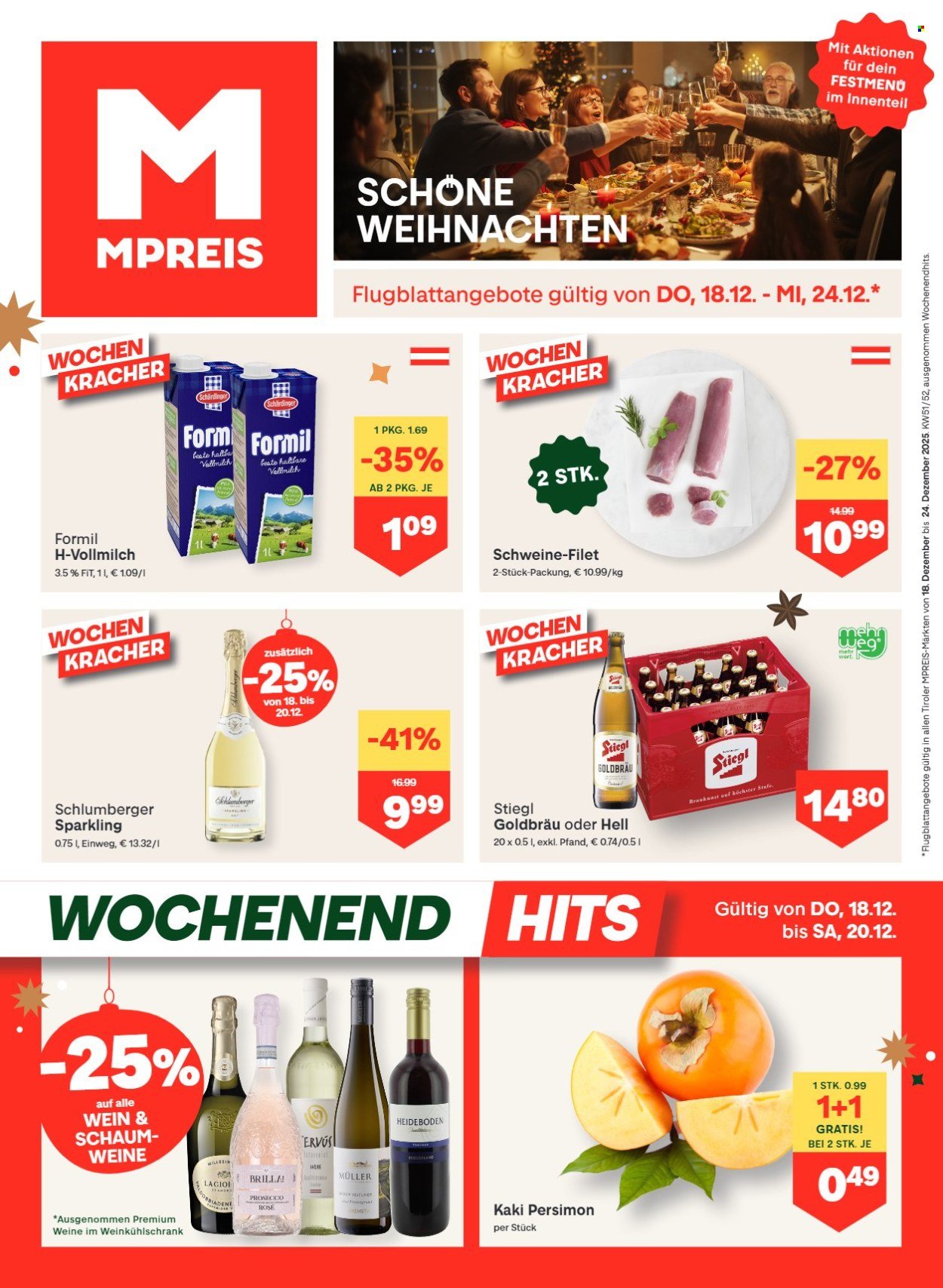 MPREIS Flugblatt - Ab Donnerstag, 18.12.2025