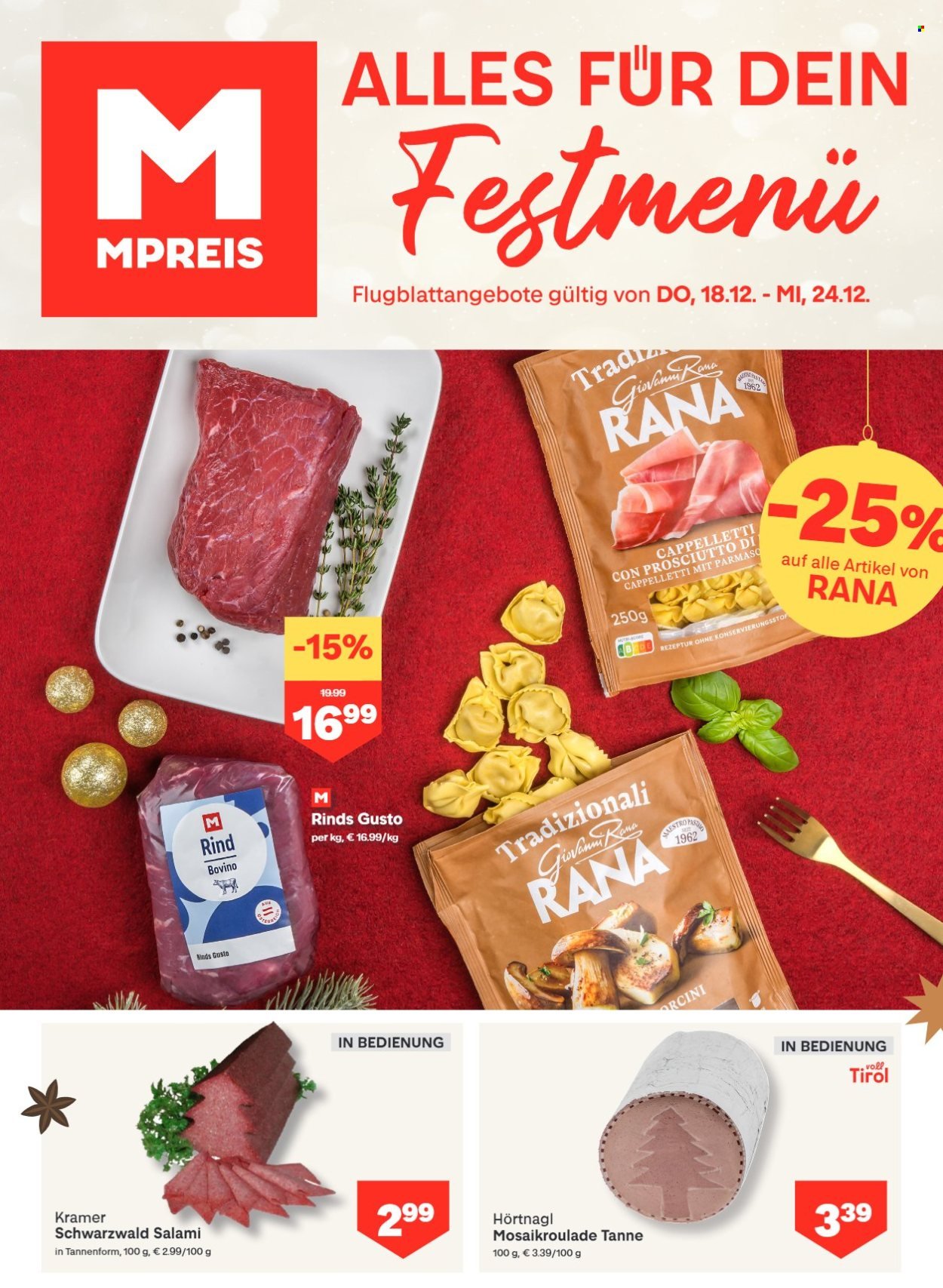 MPREIS Flugblatt - Ab Donnerstag, 18.12.2025