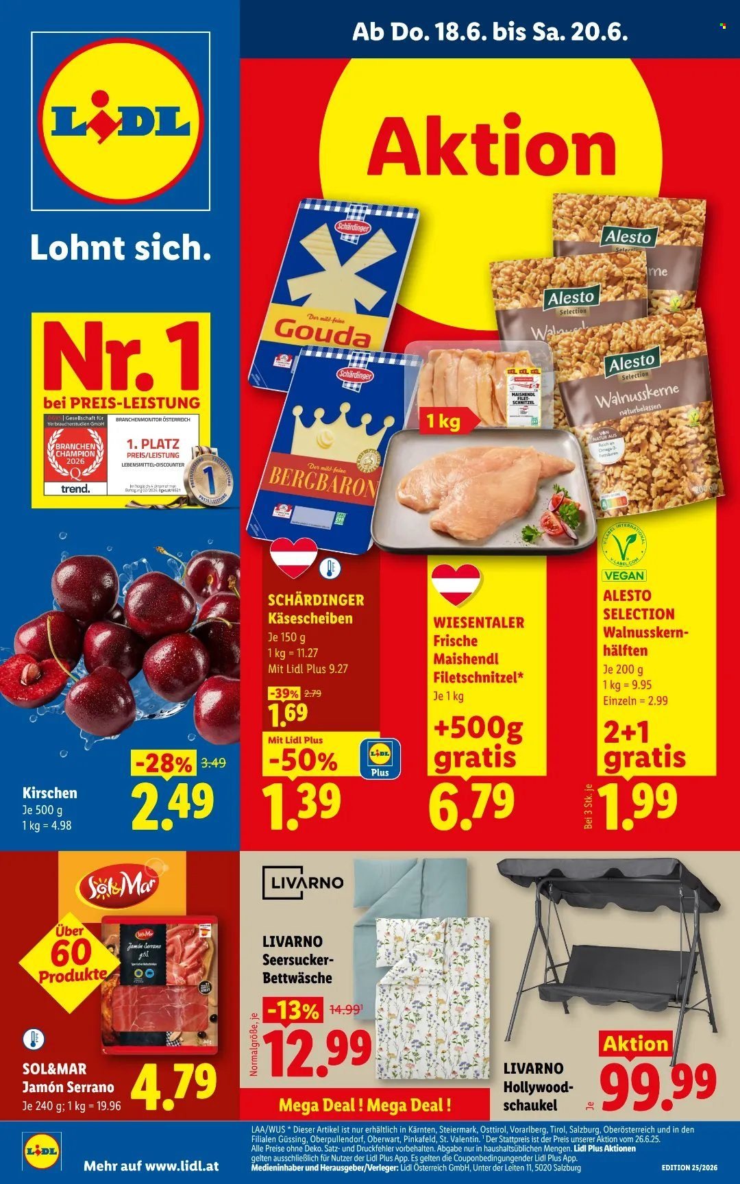 LIDL Flugblatt - Ab Donnerstag, 18.6.2026