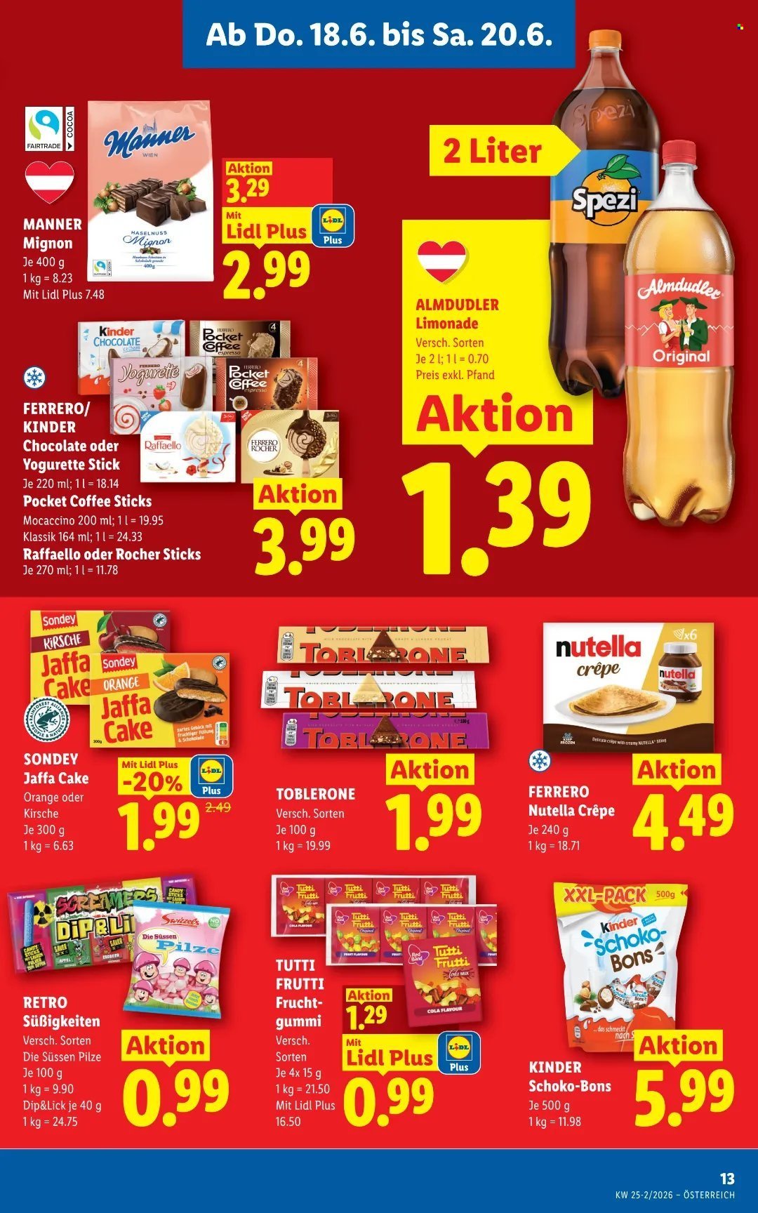 LIDL Flugblatt - Ab Donnerstag, 18.6.2026