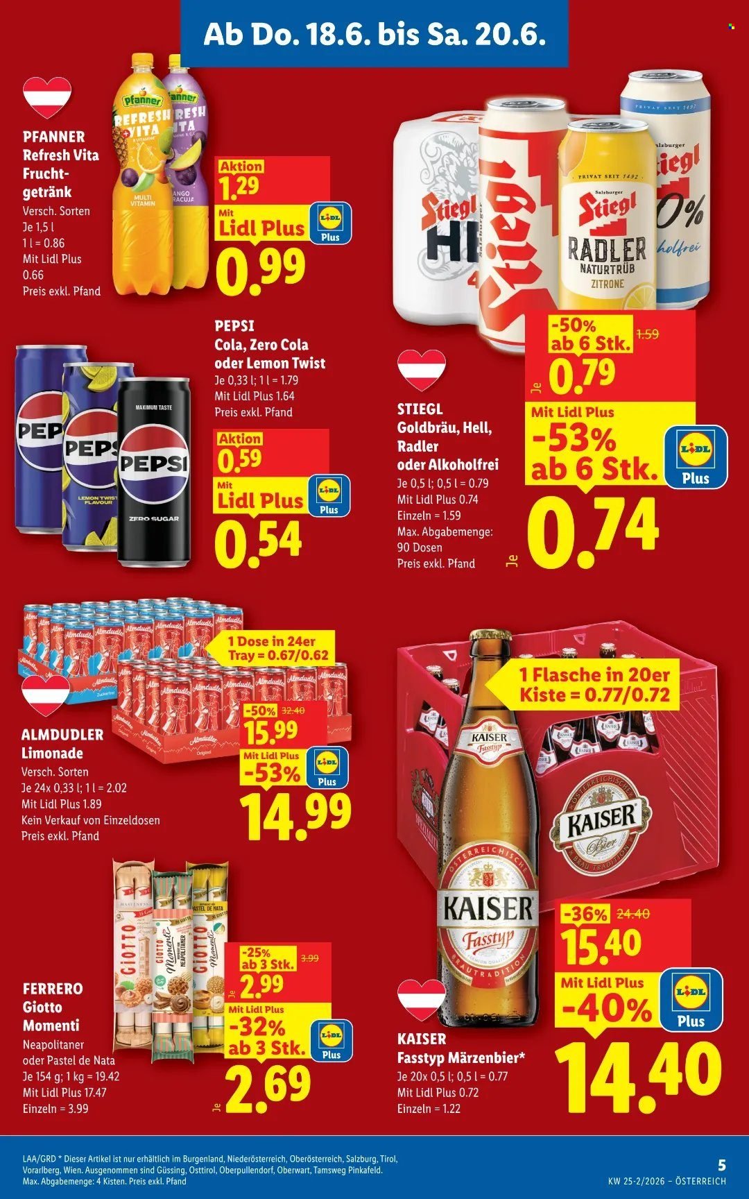 LIDL Flugblatt - Ab Donnerstag, 18.6.2026