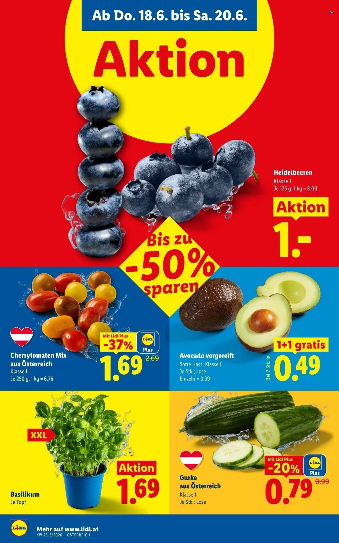 LIDL Flugblatt - Ab Donnerstag, 18.6.2026
