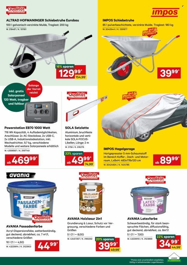LAGERHAUS Flugblatt - Ab Montag, 20.7.2026