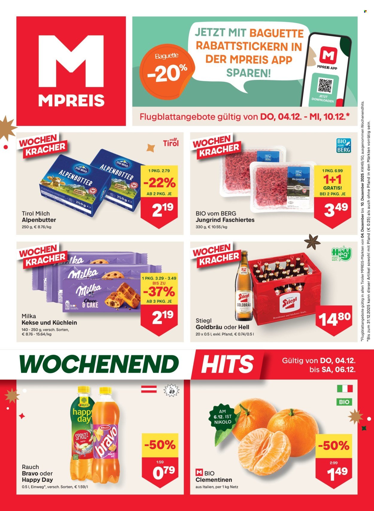 MPREIS Flugblatt - Ab Donnerstag, 4.12.2025