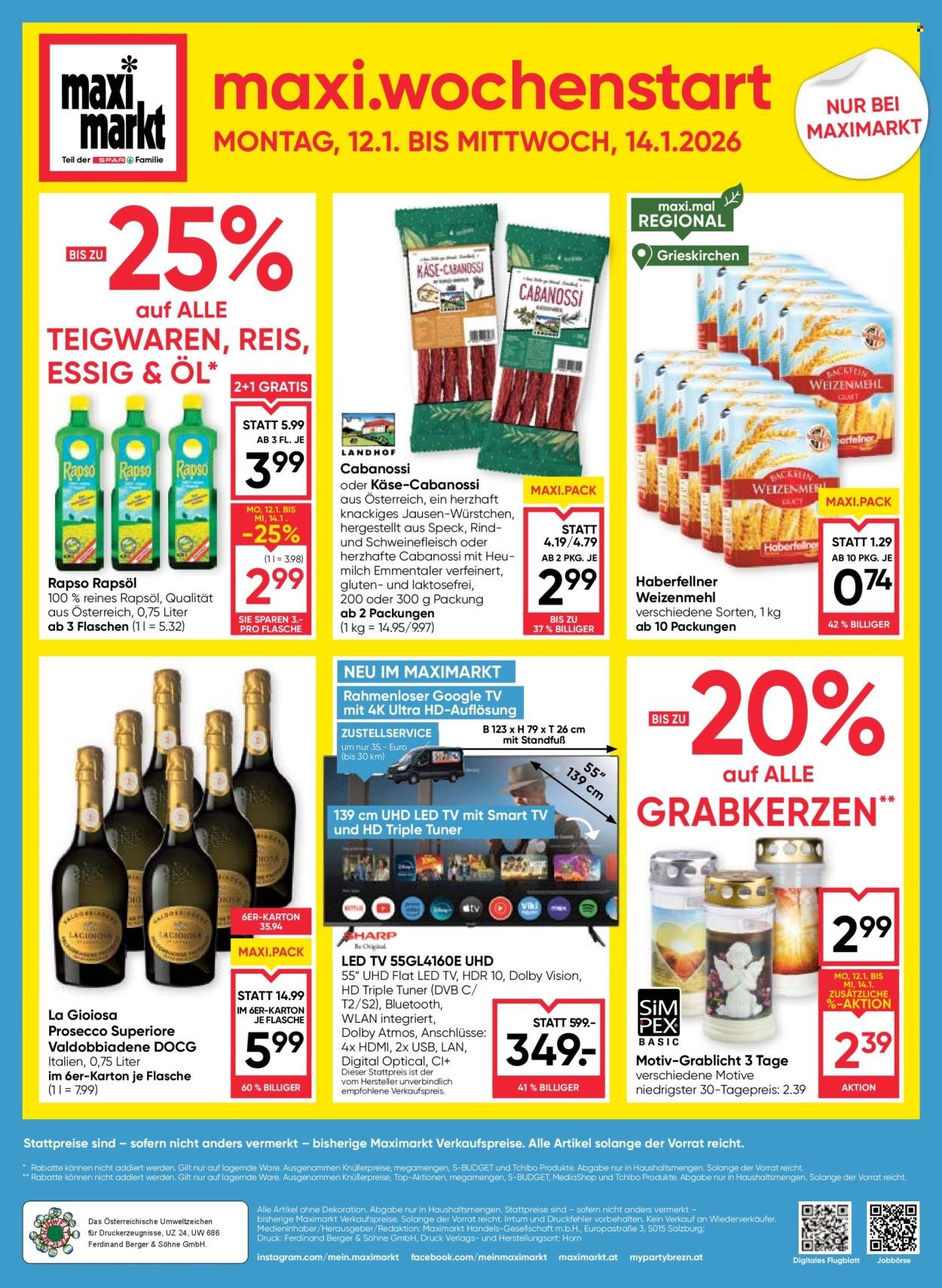 MAXIMARKT Flugblatt - Ab Donnerstag, 8.1.2026