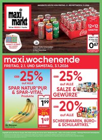 MAXIMARKT Flugblatt - Ab Freitag, 2.1.2026