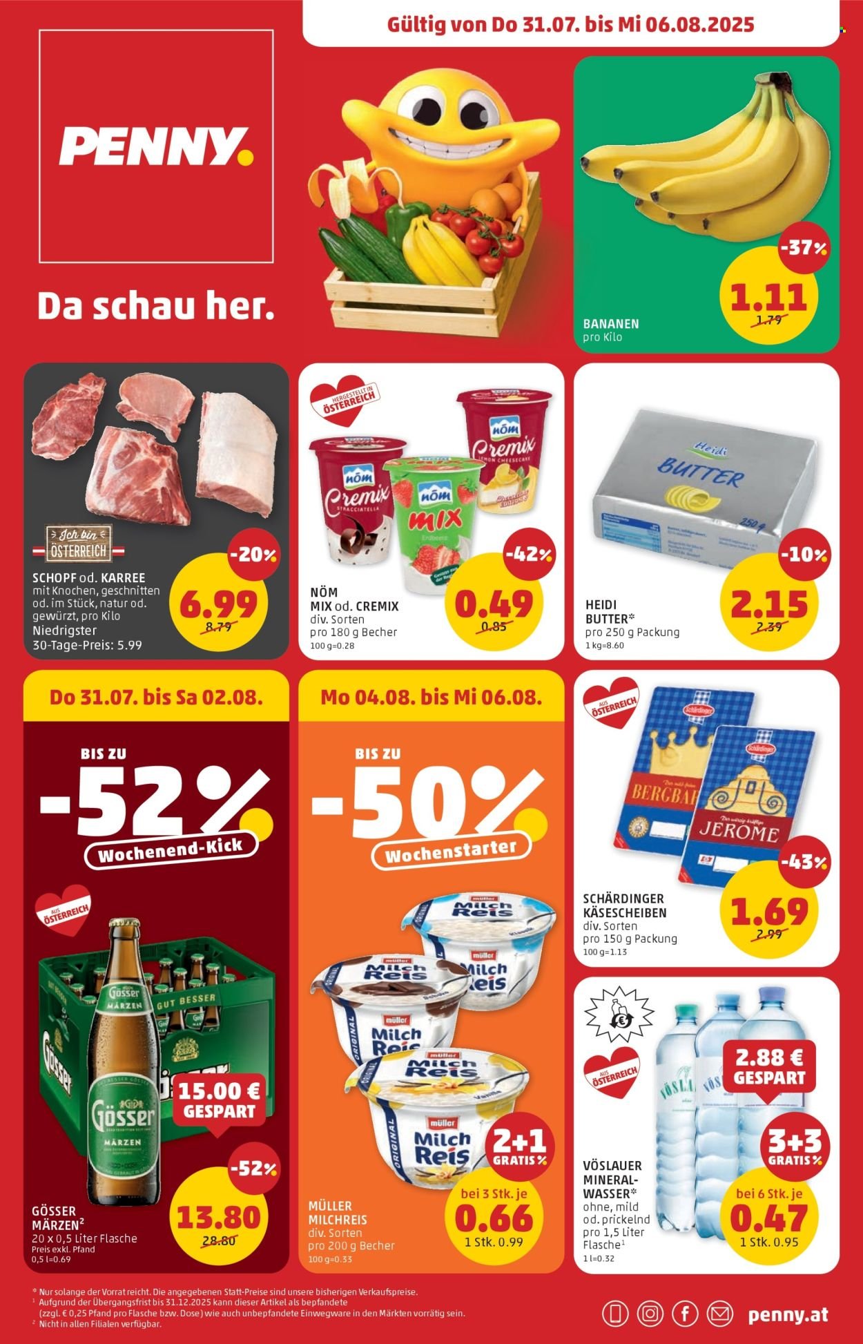 PENNY Flugblatt - Ab Donnerstag, 31.7.2025 (2025-07-31 - 2025-08-06) | 1