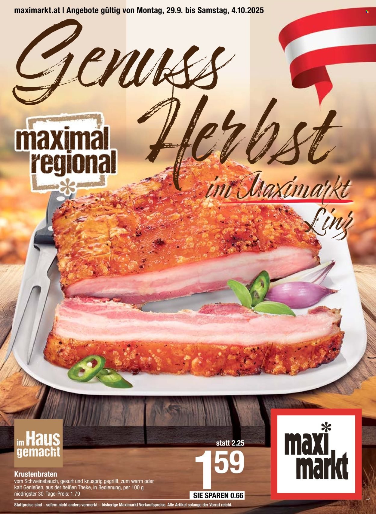 MAXIMARKT Flugblatt - Ab Montag, 29.9.2025 (2025-09-29 - 2025-10-04) | 1