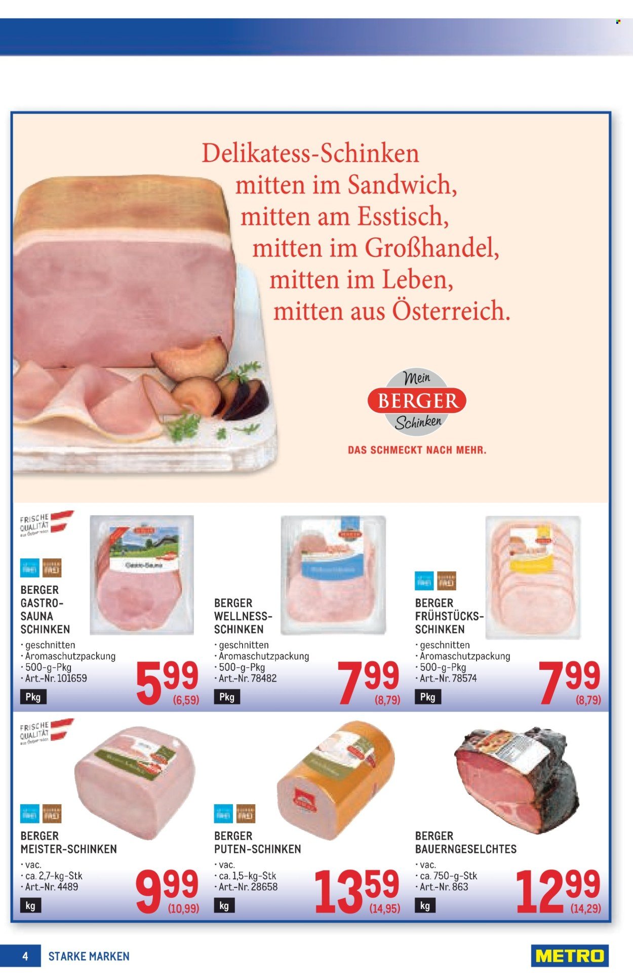METRO Flugblatt - Starke Marken