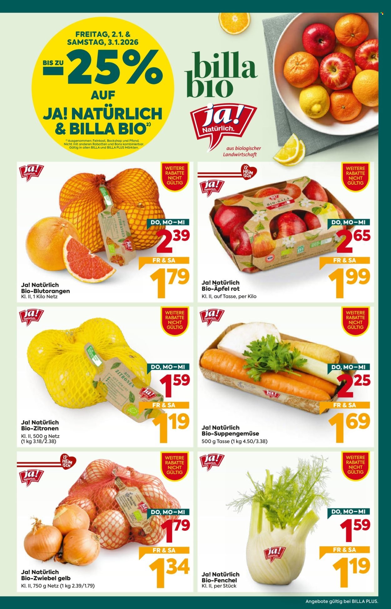 BILLA PLUS Flugblatt - Ab Freitag, 2.1.2026